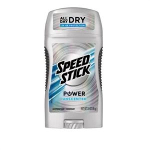 Speed Stick Power Unscented Deodorant 3 oz