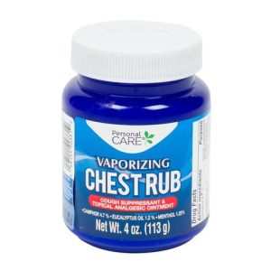 Lucky Vaporizing Chest Rub 1% Menthol 4 Oz