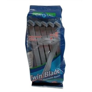 Crystal Twin Blades 10 Razors