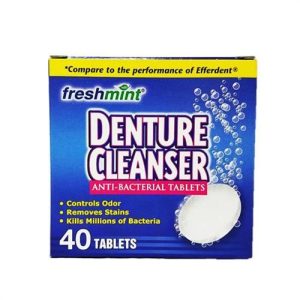 Freshmint Denture Cleaner Tablets 40ct per Pack