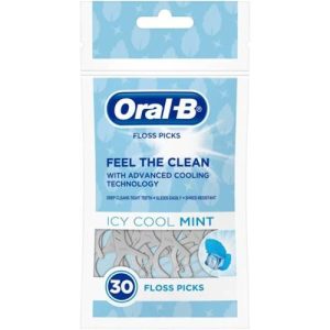 Oral B Waxed Dental Floss Picks