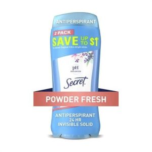 Secret Solid Powder Fresh Sitck Deodorant 2.6 oz/2 Packs