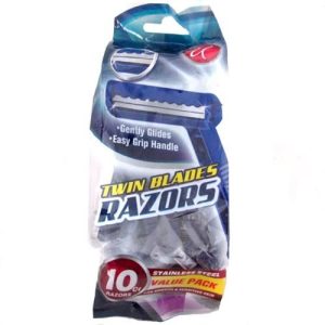 U Blue Twin Disposable Razors