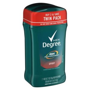 Degree 2 Packs Sport for Men Deodorant 2.7 oz